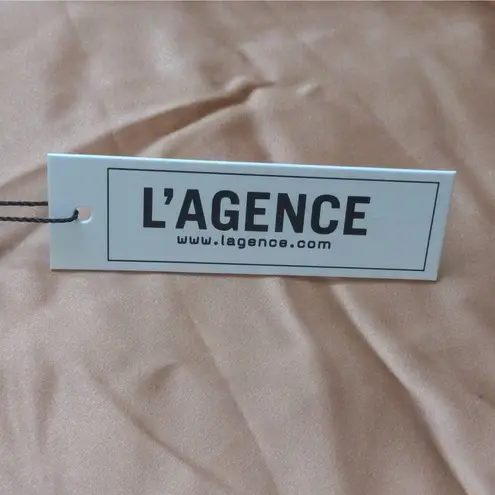 L'Agence Gabriella Silk Camisole Cami Beige Taupe Sleeveless Adjustable XS New