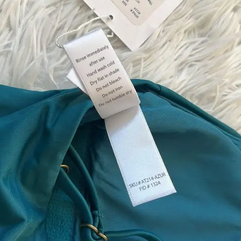 ANDIE  The Longline tank swim top in Azur size XS