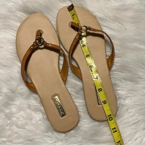 ALDO  Salant Thong Sandals Flip Flops Brown Size 9