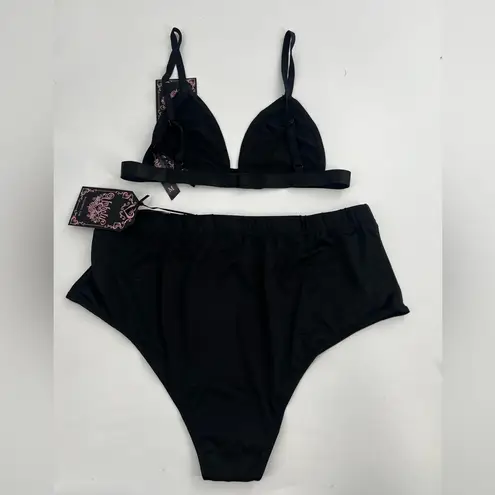 NWT Dolls Kill Unholy Majesty Masque Maxi Dress Set black sz M Size M