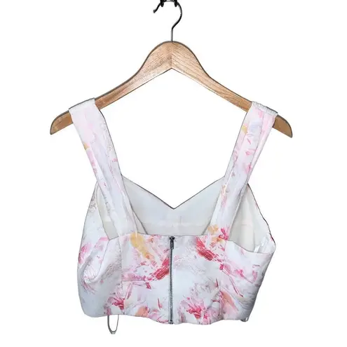 BCBGMAXAZRIA  Printed Crop Top