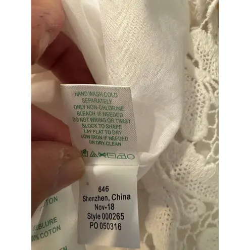 Lily Pulitzer Resort White Papillion Lace Reeve Dress in Size 12