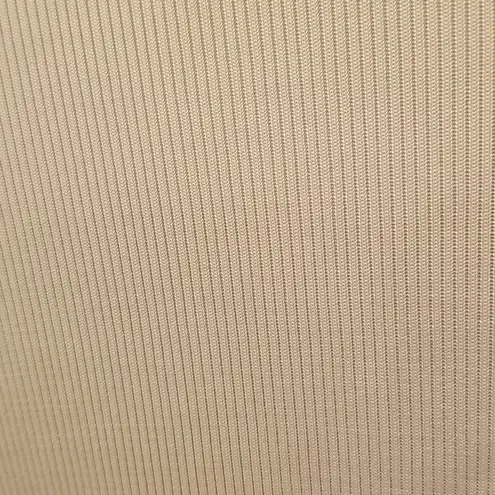 ANINE BING ππ Lane Bodysuit ~ Ribbed Scoop Neck Oat NWOT