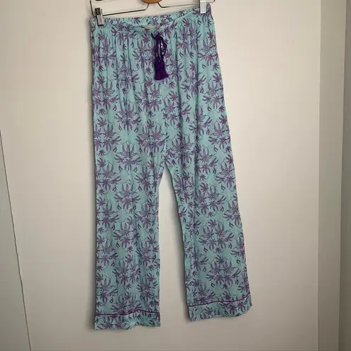 Dawson & Hellmann Pot Toile Pijamas Blue Lavender Womens XS Purple