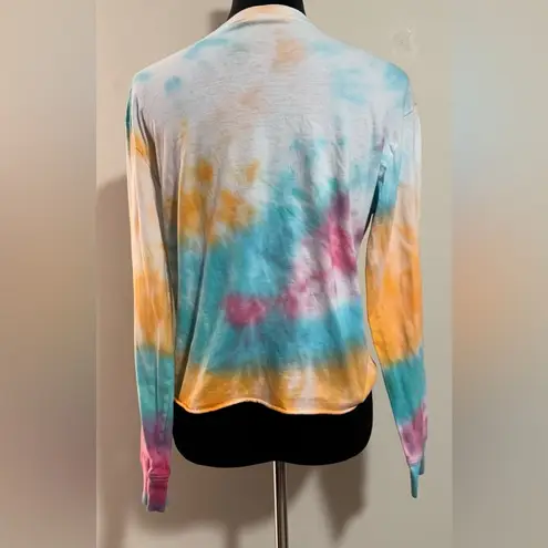 Handmade Tailgate Nickelodeon Multicolor Tie Dye Graphic Tee size small Pink