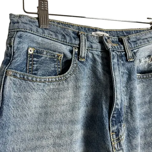 We Wore What Dani Modern Boyfriend Denim Blue Jeans Size 27