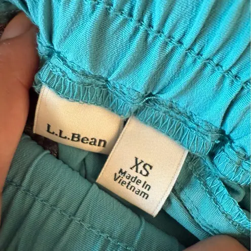 L.L. Bean Tidewater Teal Skirt Size XS Blue