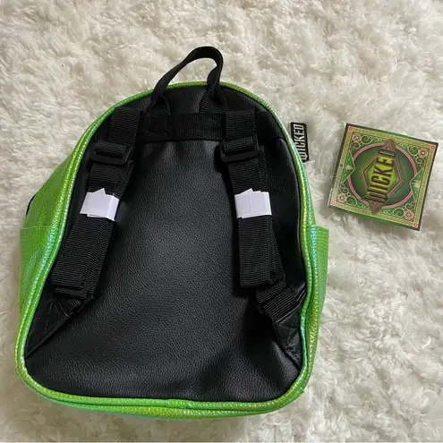 Wicked Green and Black Mini Backpack Women's 10.5 Inch NWT