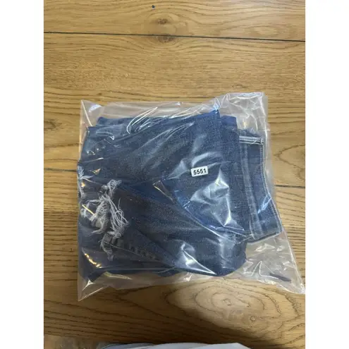 MOTHER Denim The Insider Crop Step Chew Jeans in Dancing on Coals (size 23) Blue