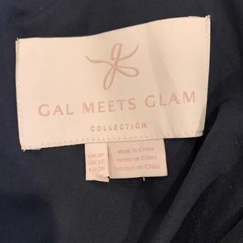 Gal Meets Glam COLLECTION Ashlynn Floral Print Chiffon Maxi Dress (US/6P)