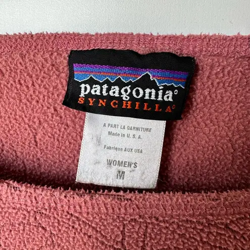 Patagonia Rare Vintage  Synchilla Fleece Pullover Top