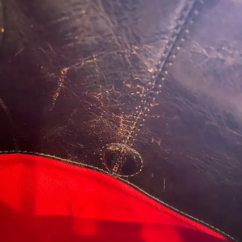 Hobo International Black and Red Leather Bag