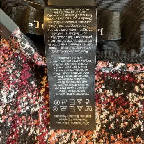 Liverpool Bia Knit Pencil Skirt Pull-On Stretch Textured Tweed Pink Size 4 NWT