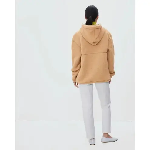 Everlane  The ReNew Fleece Hoodie in Camel XSmall New Womens Teddy Pullover - Image 3
