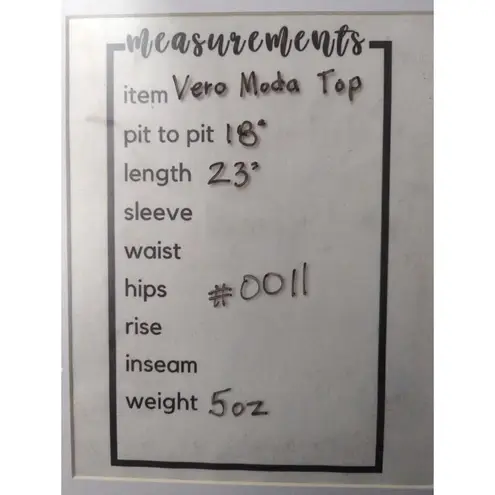 VERO MODA Top Woman's Medium Tan Brown Metallic Striped Peplum Singlet Woven