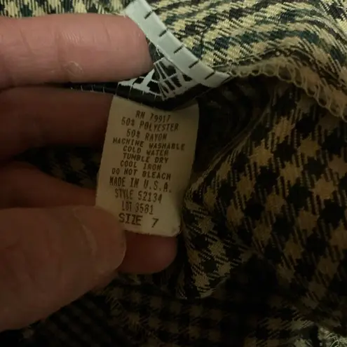 Vtg 80s smarty pants NY plaid suspender pants Size undefined