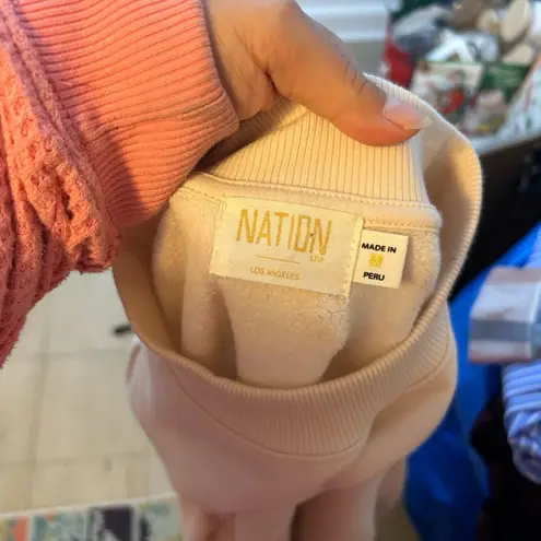 Nation Ltd Mandi Dressed Up Puff Sleeve Sweatshirt