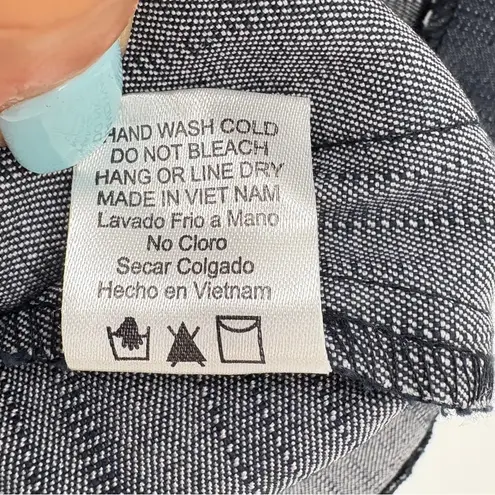 Dazz Blazer Jacket Blouse Women's Size Small Blue Y2k