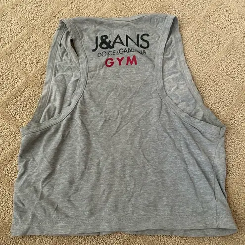 Dolce & Gabbana J&ANS  gray tank top