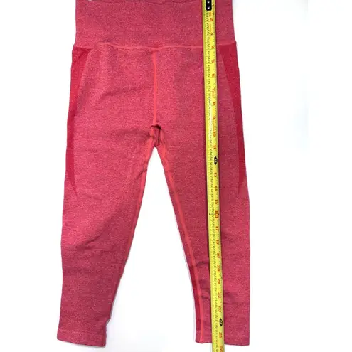 Muscle Nation Shape Up Seamless 7/8 Leggings, Poppy Marl, Small (4-6), High Rise