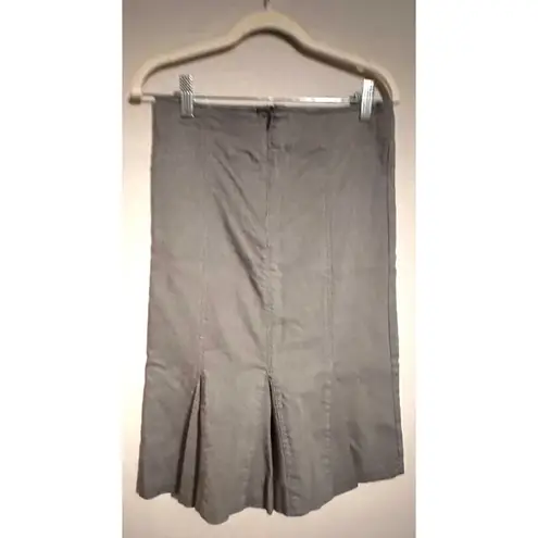 Bisou Bisou flare Skirt Size 4 Gray