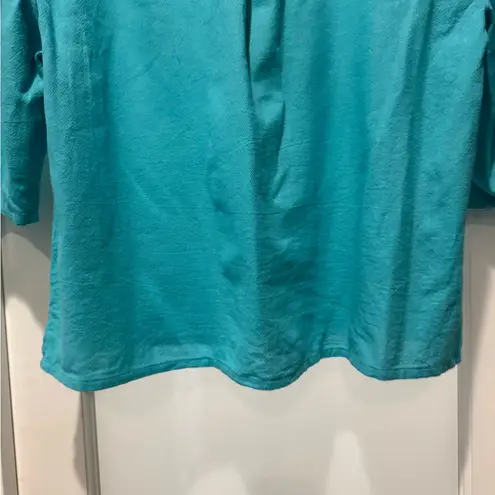 THE TOG SHOP Teal Button