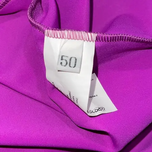 Chiara Boni La Petite Robe Costanza Long One-Shoulder Gown, Size 14 NWT $995