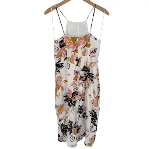 Wish AUS Wild Flower Midi Dress size Small Halter Floral Sleeveless Hourglass