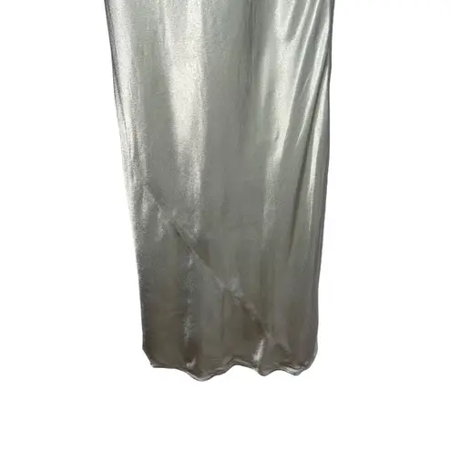 Stone Cold Fox NEW NWOT X Revolve Mikayla Strapless Maxi Gown In Sage Green