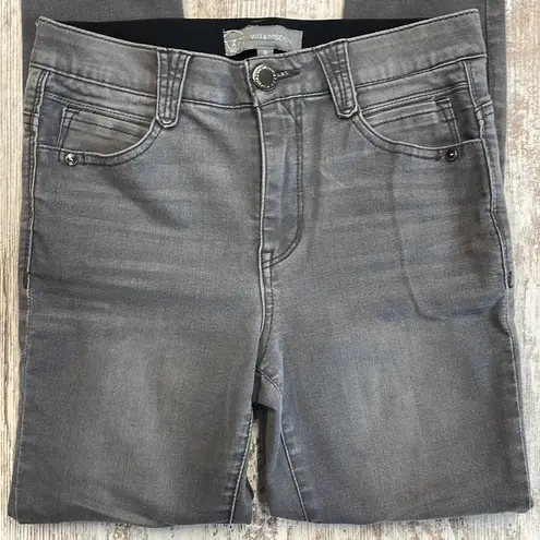 Wit & Wisdom Gray Skinny Ankle Jeans Size 0
