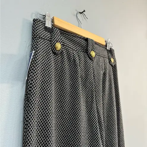 B/W Truth by Republic Patterned Wide Leg Pants Size 6 NWT