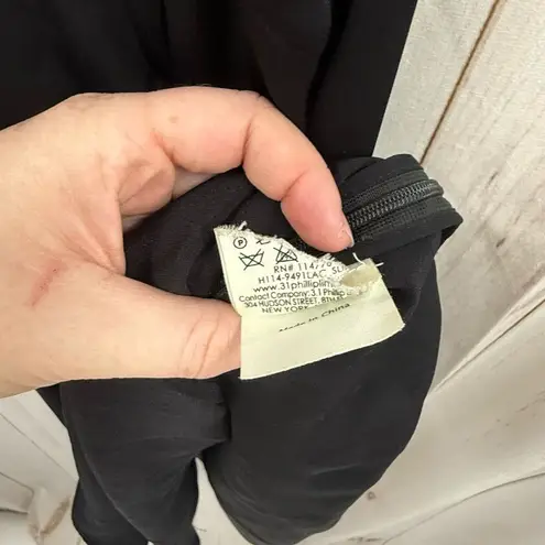 3.1 Phillip Lim Women’s 0 Black High Neck Slip Mini Dress