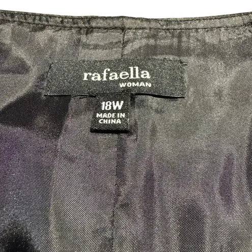 Rafaella Beaded Doubleweave Sheath Dress Black 18W