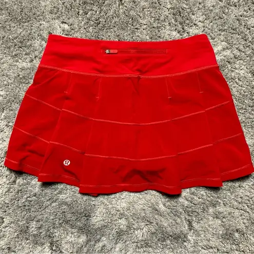 Lululemon NWOT  Pace Rival Skirt *Dark Red