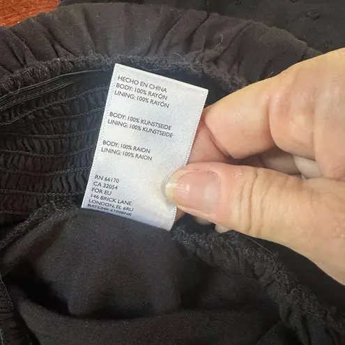 Urban Outfitters Swiss Dot Black Romper Size Small Shorts Skort