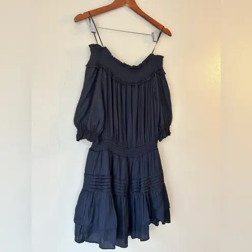 DO+BE Black Off The Shoulder Mini Dress Size Medium