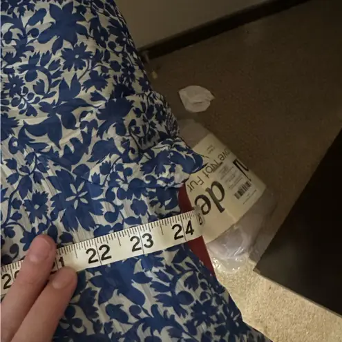 Gerard Darel Paris French designer Nicole blouse blue floral size 3 = US 6 small