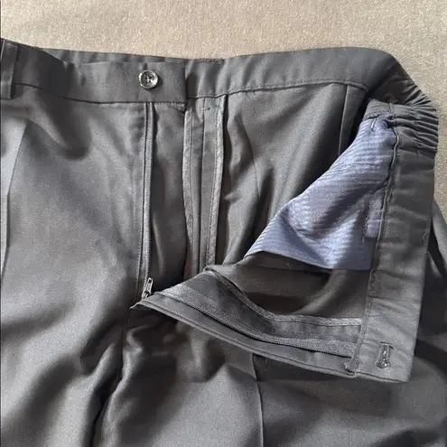 Women’s Black Slim Fit 3 Piece Formal Tuxedo Suit Peak Lapel Size 10 NWOT