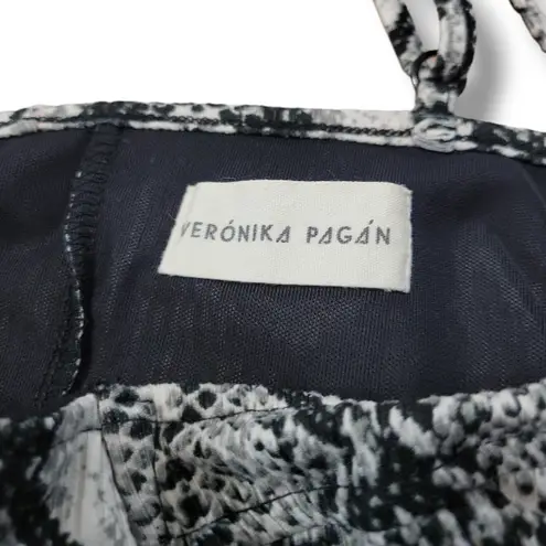 Verónika Pagán Veronika Pagan Dress Size XS A-Line Sleeveless Snake Skin Print