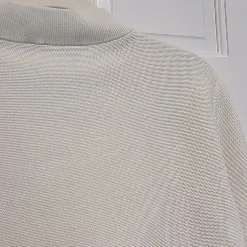 Save the Duck Beta Hybrid Water Repellent Quilted Bomber Jacket Off White Medium