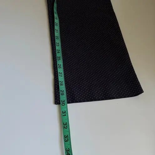 Alexa Rae Polka Dot Pant Plus Sz 20w Straight Leg Business Office Siren Work Blue