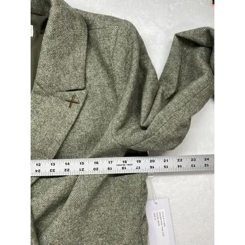 Torn By Ronny Kobo Tyra Coat Womens M wool herringbone old money menswear