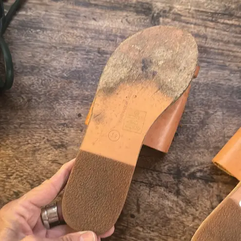 Ancient Greek Ligia sandals tan leather size 39 or us 9