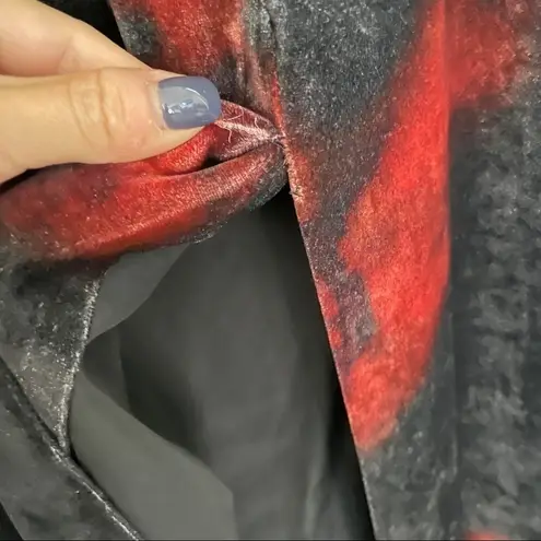 Altuzarra NWT Indira Velvet Dress in Electric Orange 46 XL