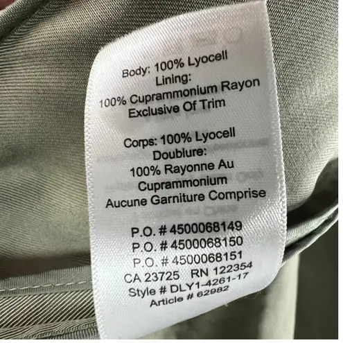 Babaton Aritzia Vest Womens S Sleeveless Trench Duster Long Open Front Layering