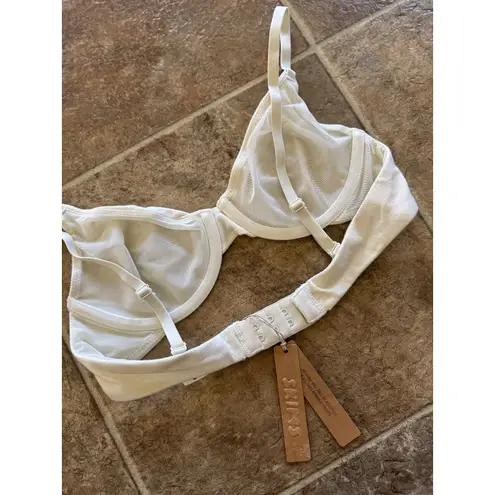 SKIMS Cotton Jersey T-shirt Bra Bone Size 32B