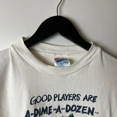 Vintage 90s Coaches Good Players T Shirt White XL Extra Large Single Stitch Logo