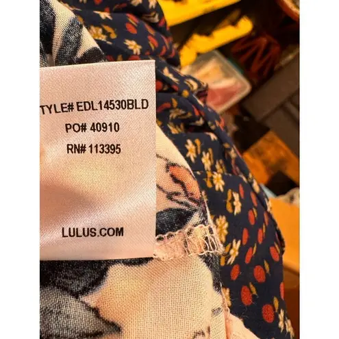 Lulus Hello Darling Pink Floral Off Shoulder Dress XL