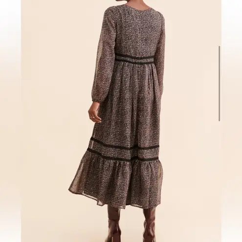 Saltwater Luxe merrell maxi dress in black size S