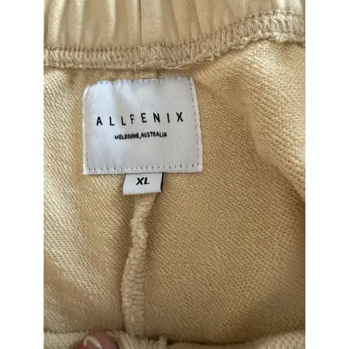 Allfenix Sweatpants Yoga Pilates XL Cream Beige